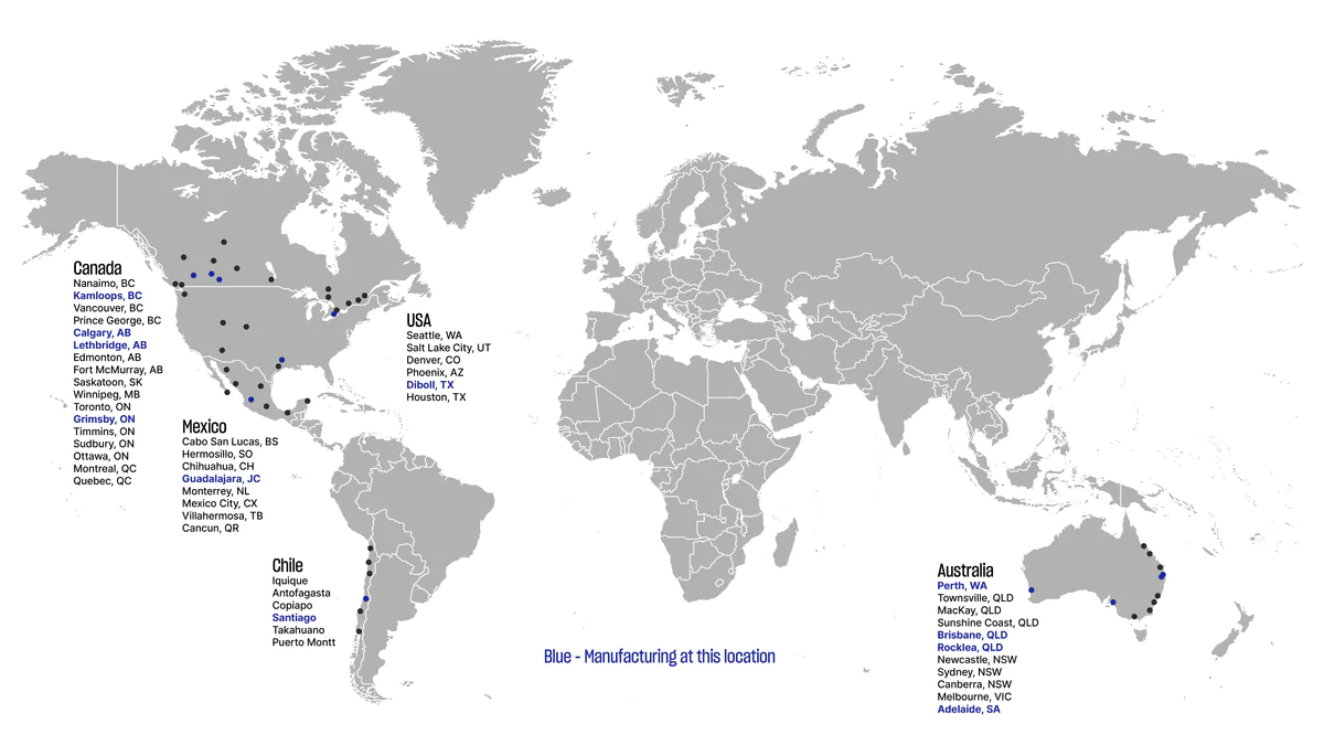 Contact Us - International Operations | ATCO Structures Canada