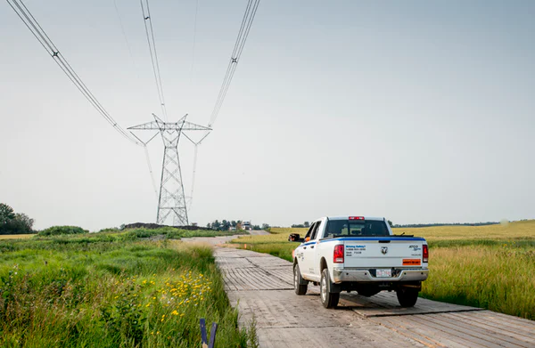 truck on road
