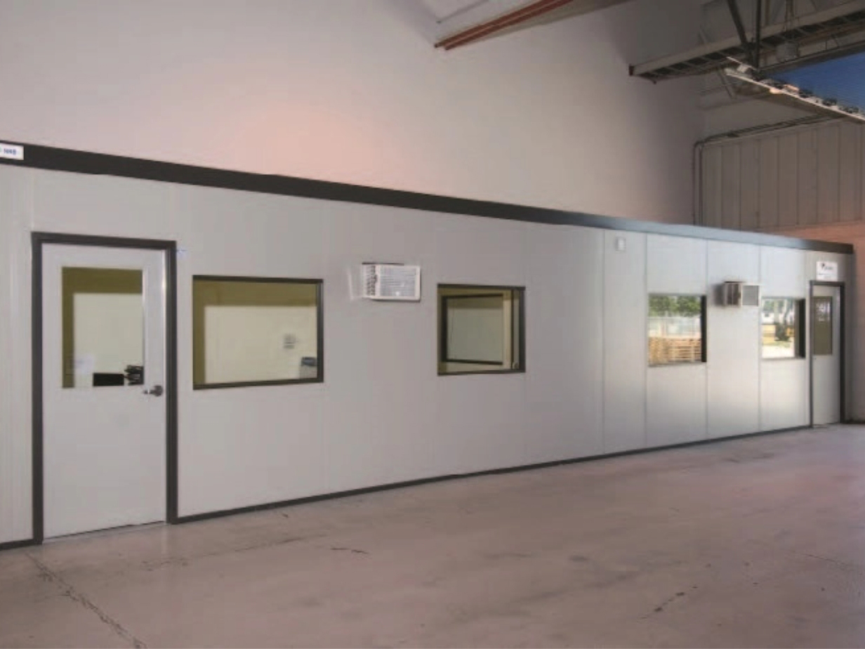 Three-Sided In-Plant Office