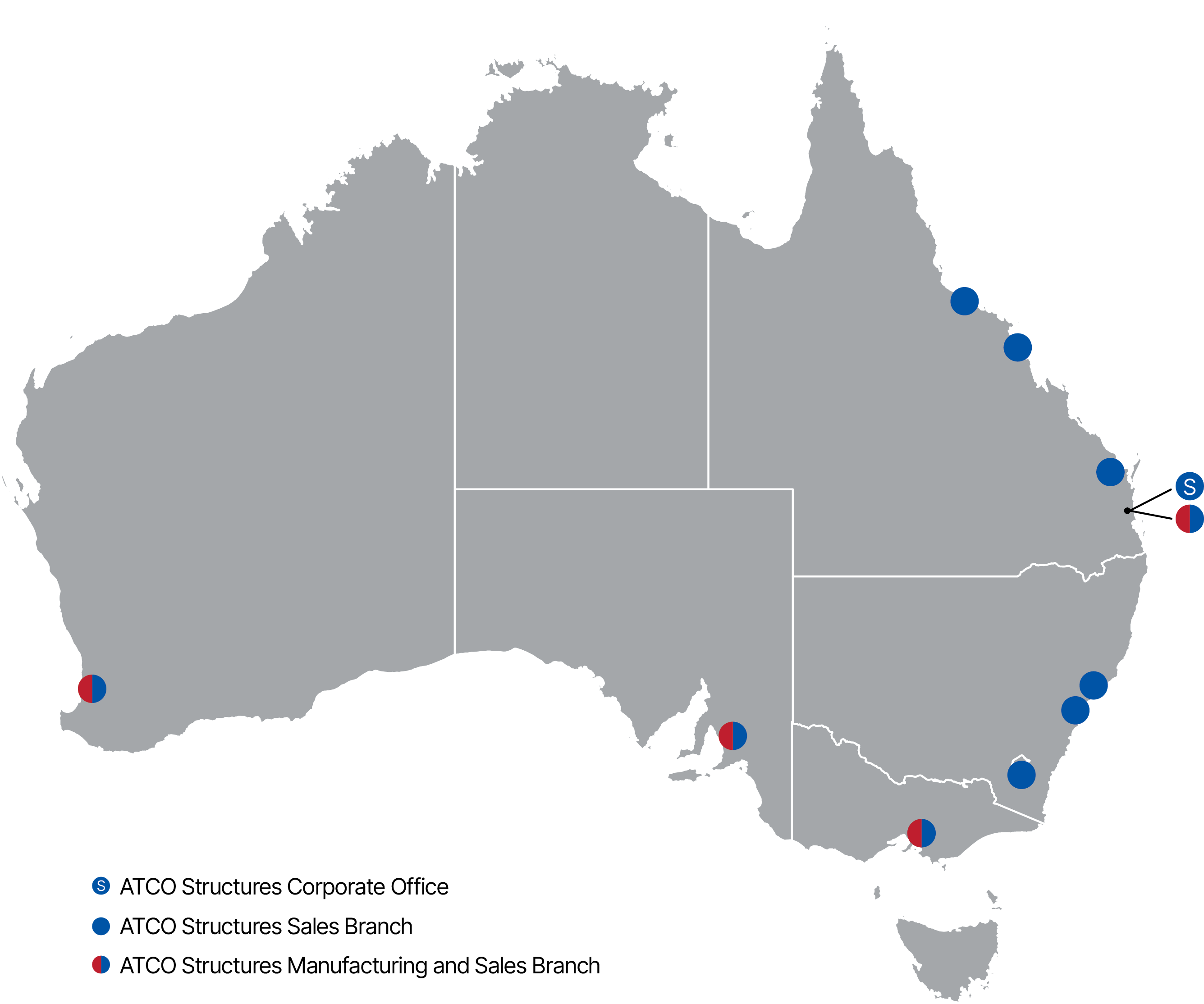 Where to find ATCO Structures in Australia