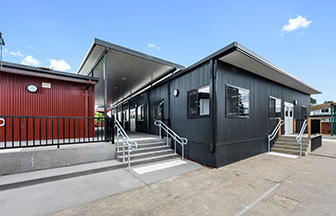 Architecturally designed modular school facilities