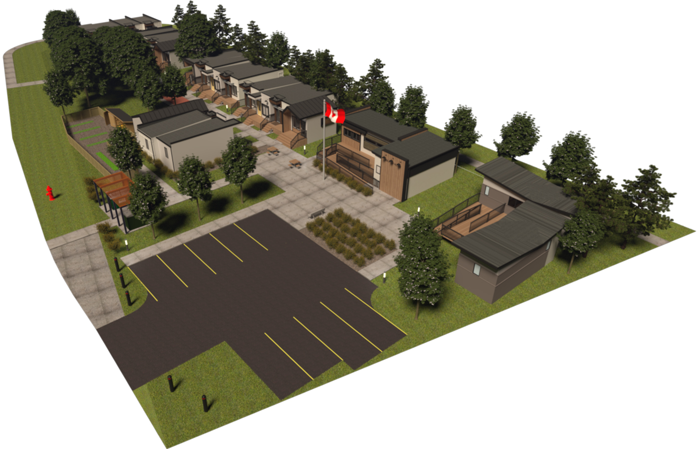 New village in the community of Evanston in Edmonton, Alberta